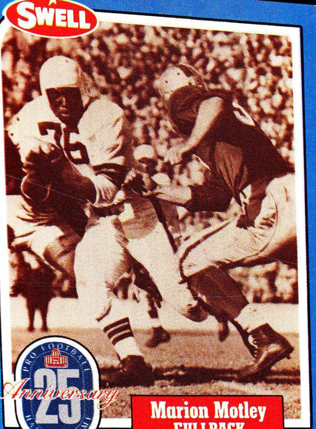 Marion Motley #87 1988 Swell Greats Football