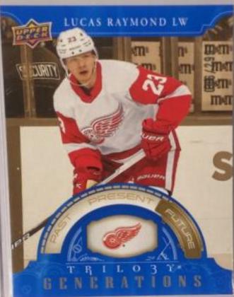 Lucas Raymond #TG-11C Hockey Cards 2022 Upper Deck Trilogy Generations