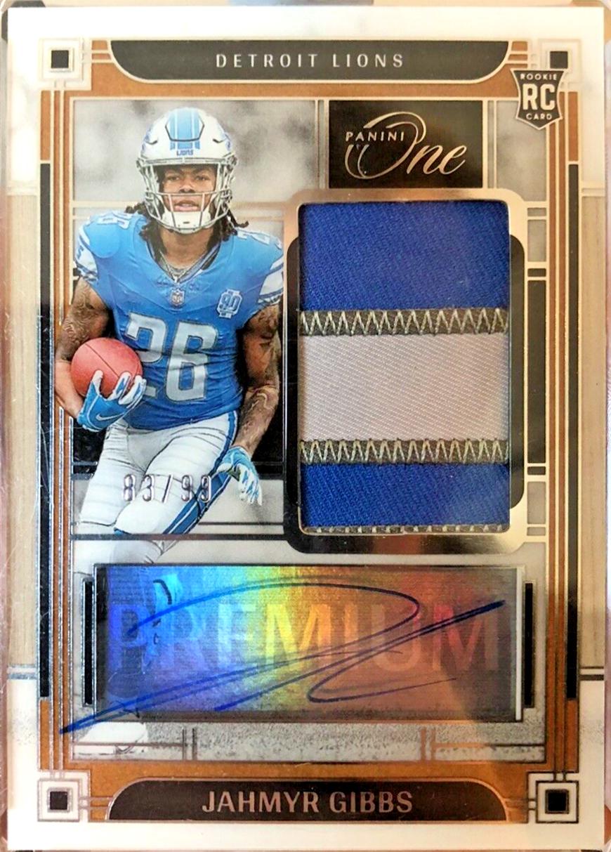 Jahmyr Gibbs [Patch Autograph] #132