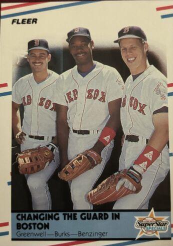 Changing the Guard in Boston #630 Baseball Cards 1988 Fleer