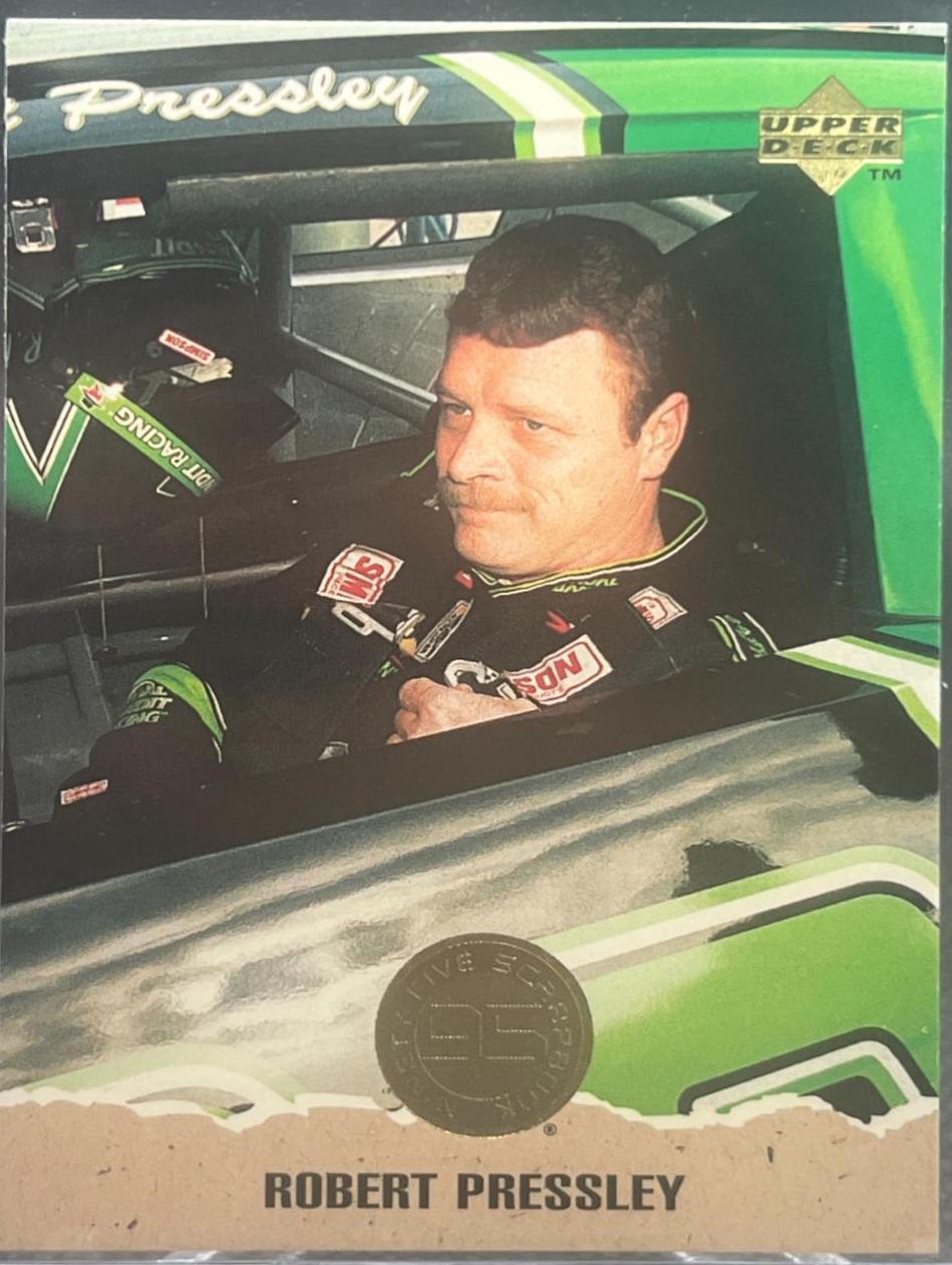 Robert Pressley #71 Racing Cards 1996 Upper Deck NASCAR