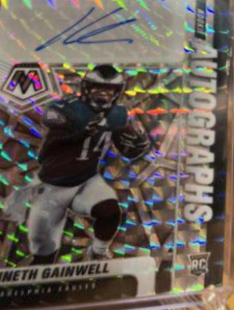 Kenneth Gainwell #RA-39 Football Cards 2021 Panini Mosaic Rookie Autographs