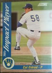 Cal Eldred #89 Baseball Cards 1992 Score Impact Players Prices