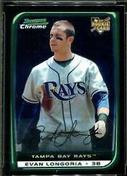 Evan Longoria #BDP27 Baseball Cards 2008 Bowman Chrome Draft