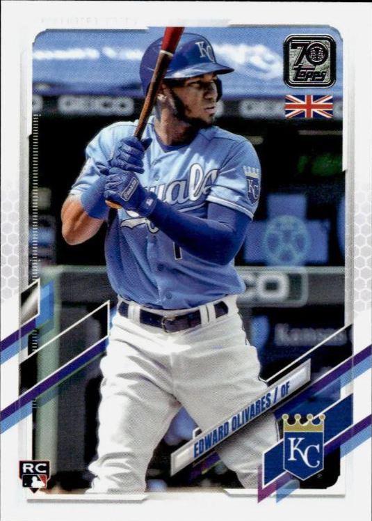 Edward Olivares #43 Baseball Cards 2021 Topps UK Edition