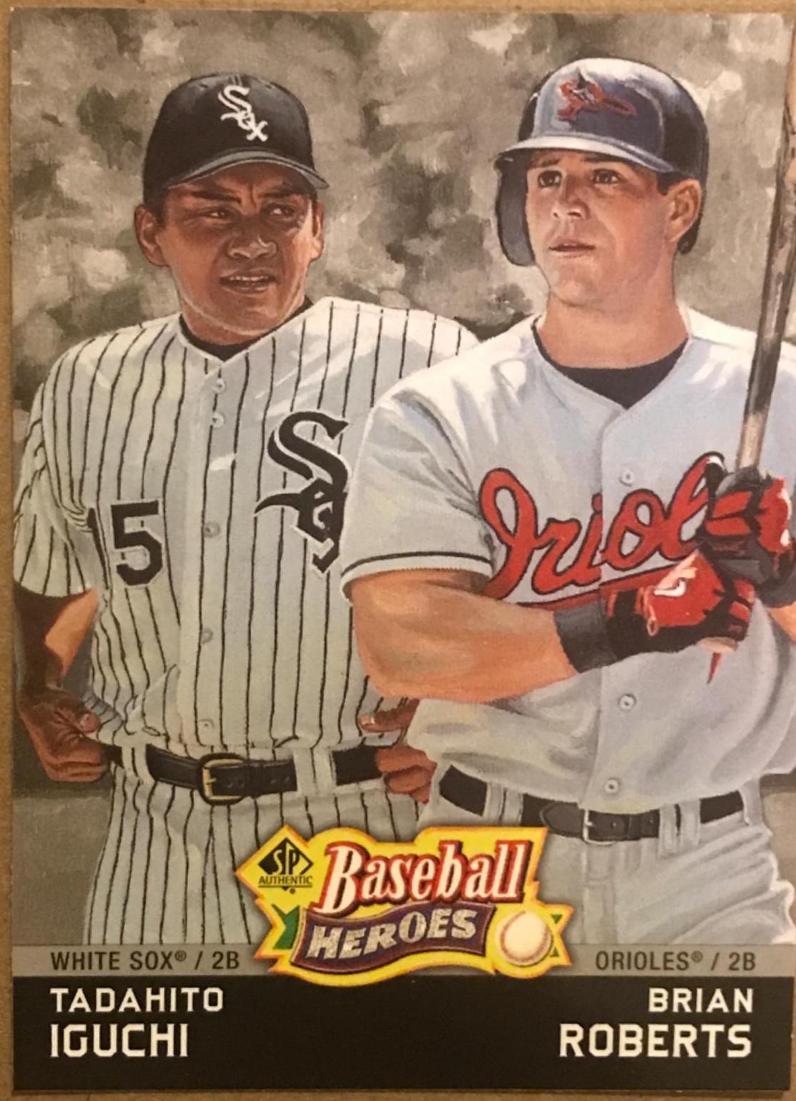 Tadahito Iguchi, Brian Roberts #SPAH-55 Baseball Cards 2006 SP Authentic Baseball Heroes