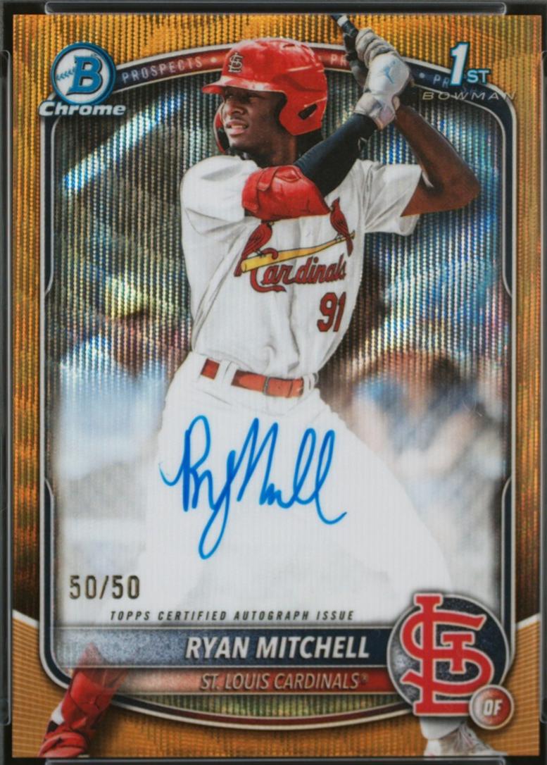 Ryan Mitchell [Gold Wave Refractor] #CPA-RM