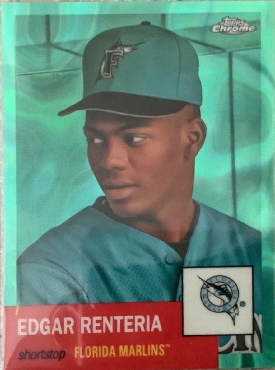Edgar Renteria [Aqua Lava Refractor] #407