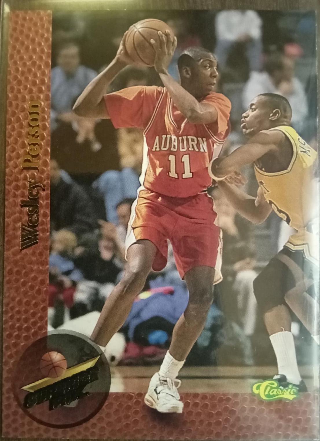 Wesley Person #22 Basketball Cards 1995 Classic Superior Pix