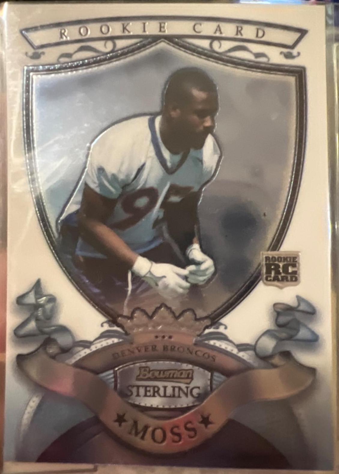 Jarvis Moss #5 Football Cards 2007 Bowman Sterling