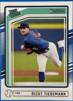 Ricky Tiedemann #130 Baseball Cards 2024 Donruss
