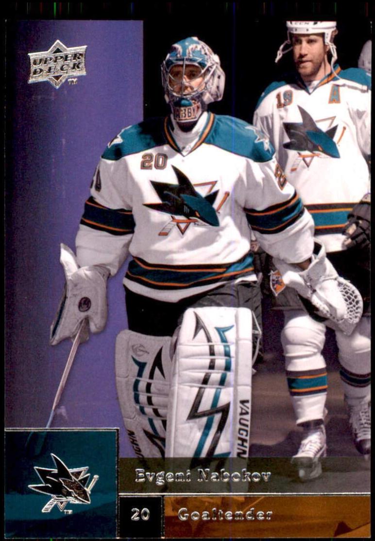 Evgeni Nabokov #158 2009-10 Upper Deck Hockey