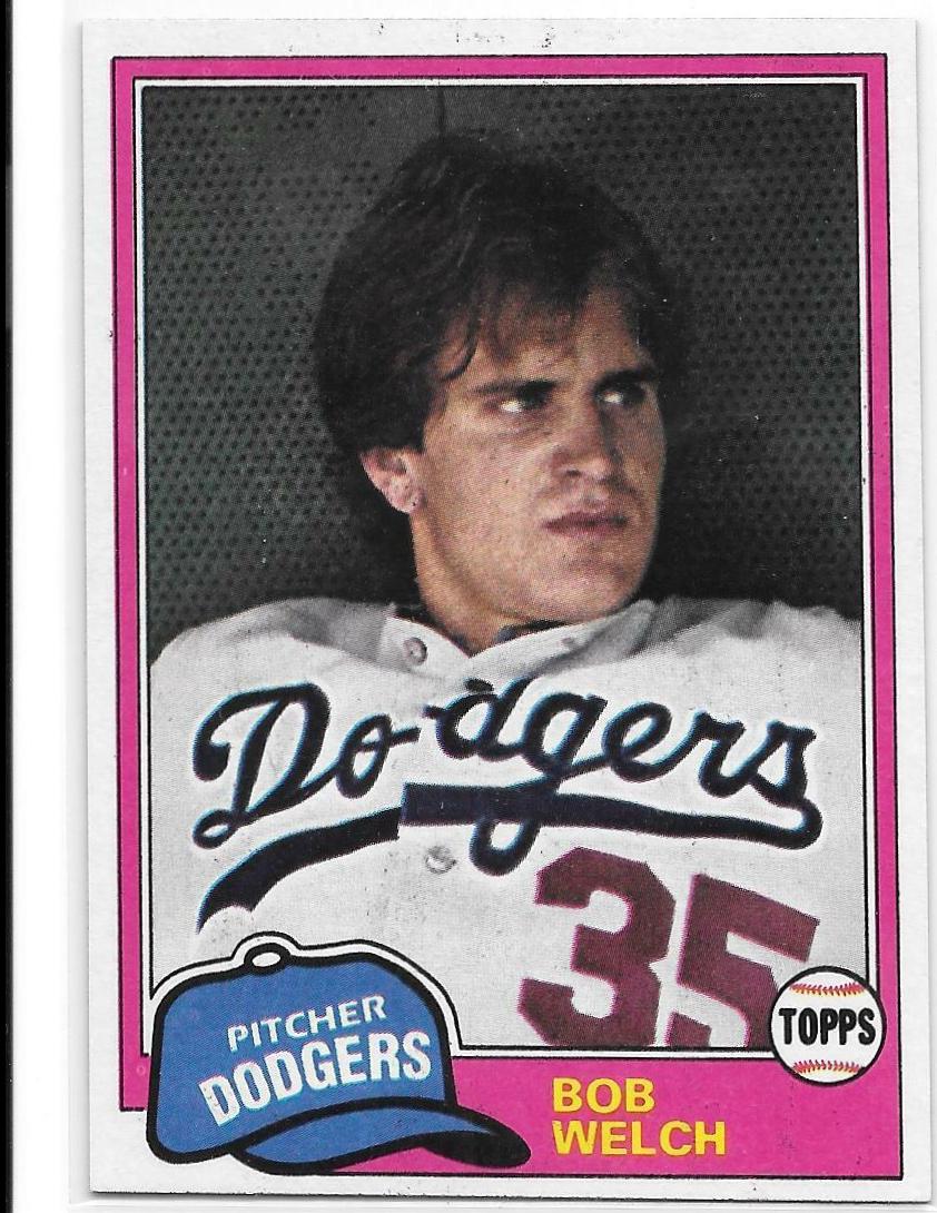 Bob Welch #624 Baseball Cards 1981 Topps