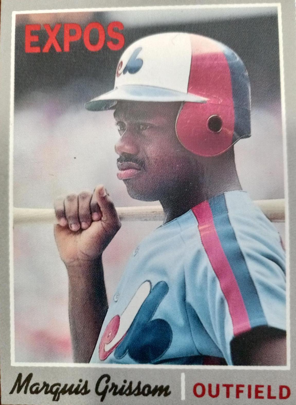 Marquis Grissom #BBC72 Baseball Cards 1992 Upper Deck Heroes of Baseball