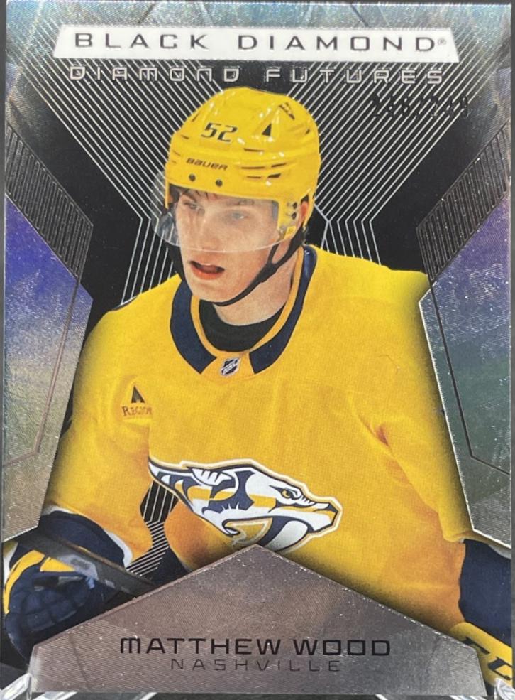 Matthew Wood #BDF-MW 2025-26 Upper Deck Black Diamond Hockey Diamond Futures
