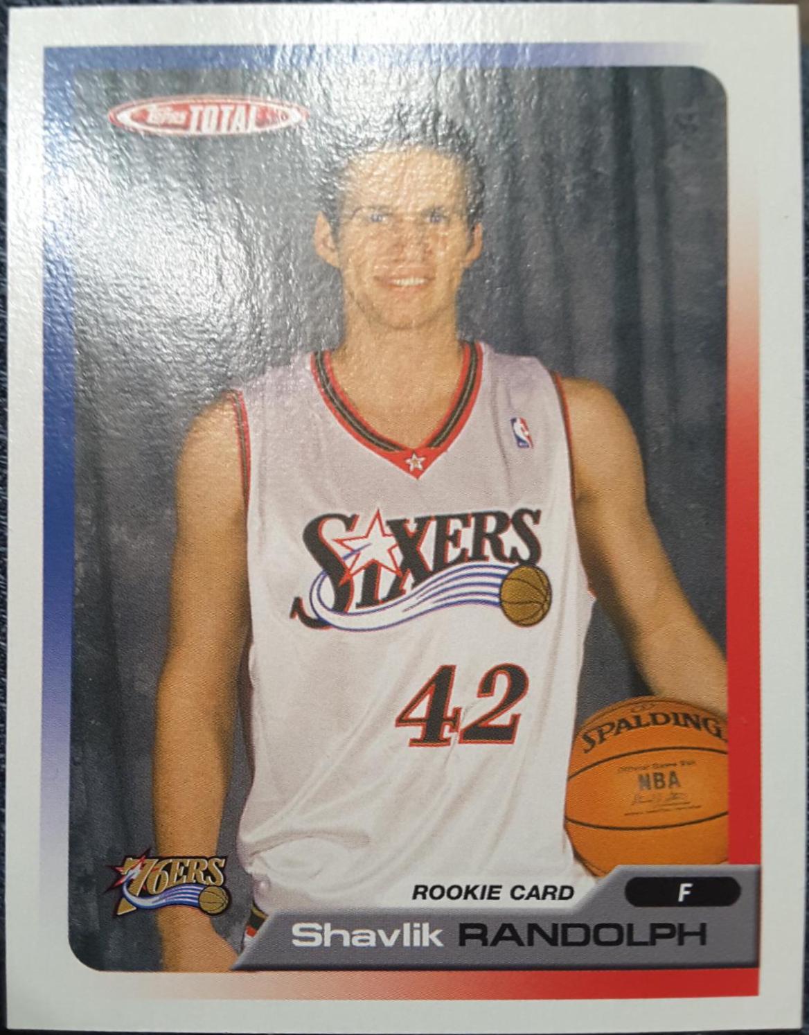 Shavlik Randolph #257 Basketball Cards 2005 Topps Total