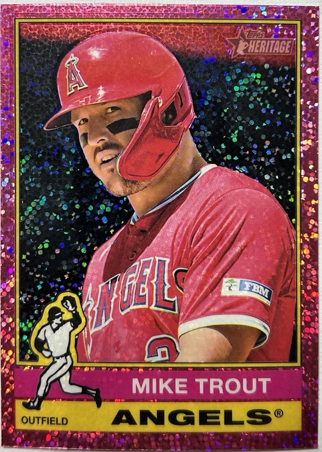 Mike Trout [Pink Sparkle] #119 Prices | 2025 Topps Heritage