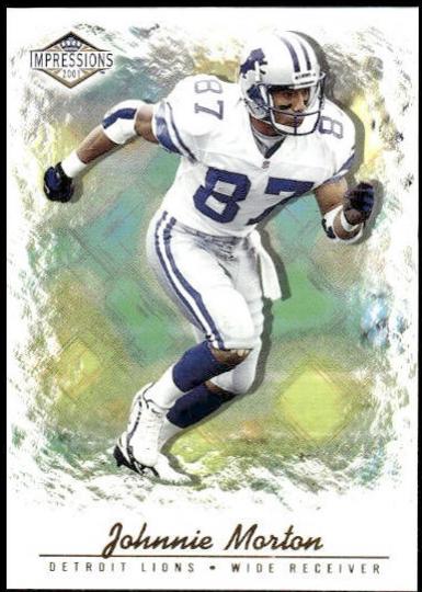 Johnnie Morton #47 2001 Pacific Impressions Football