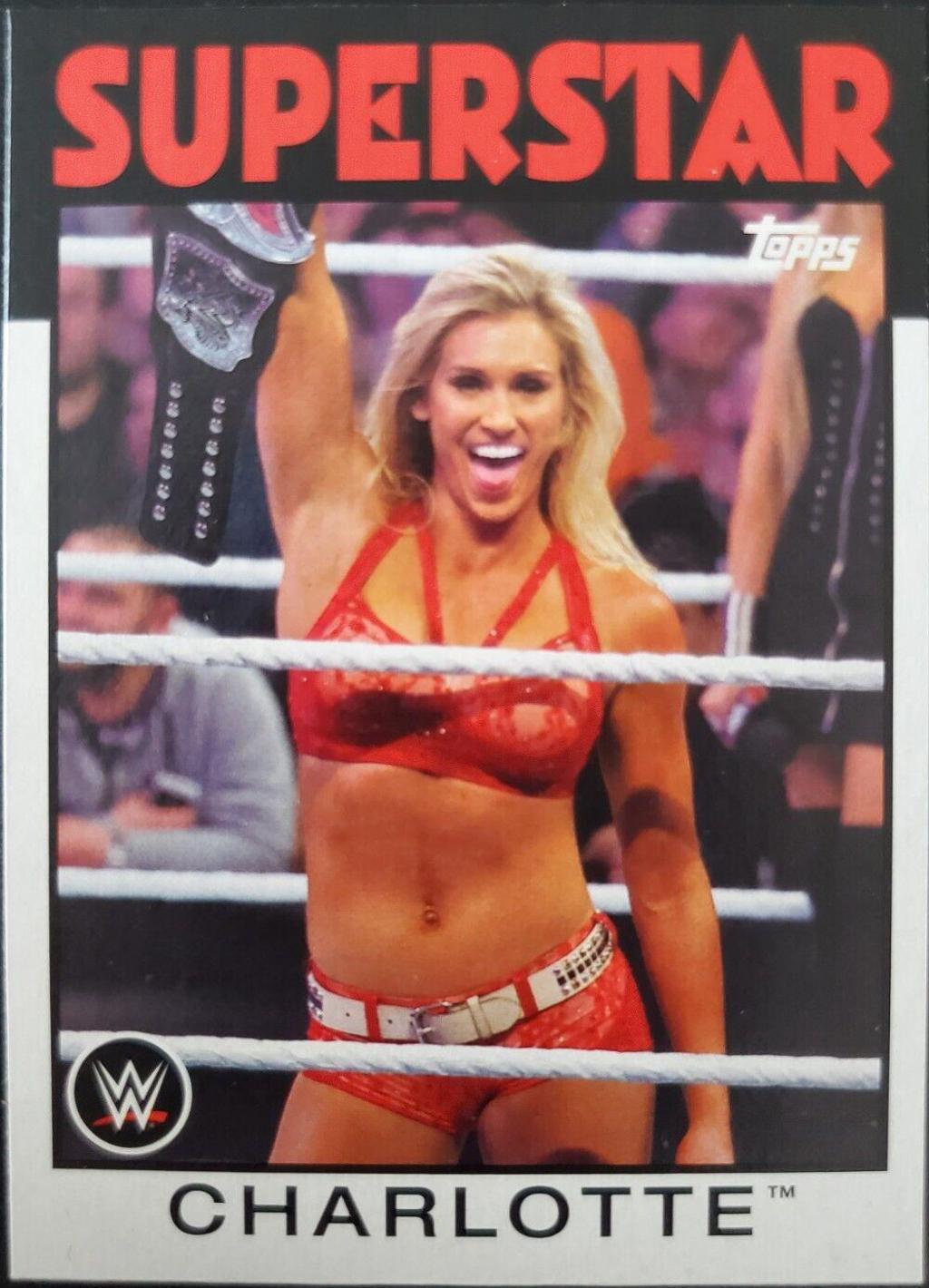 Charlotte #44 Wrestling Cards 2016 Topps WWE Heritage
