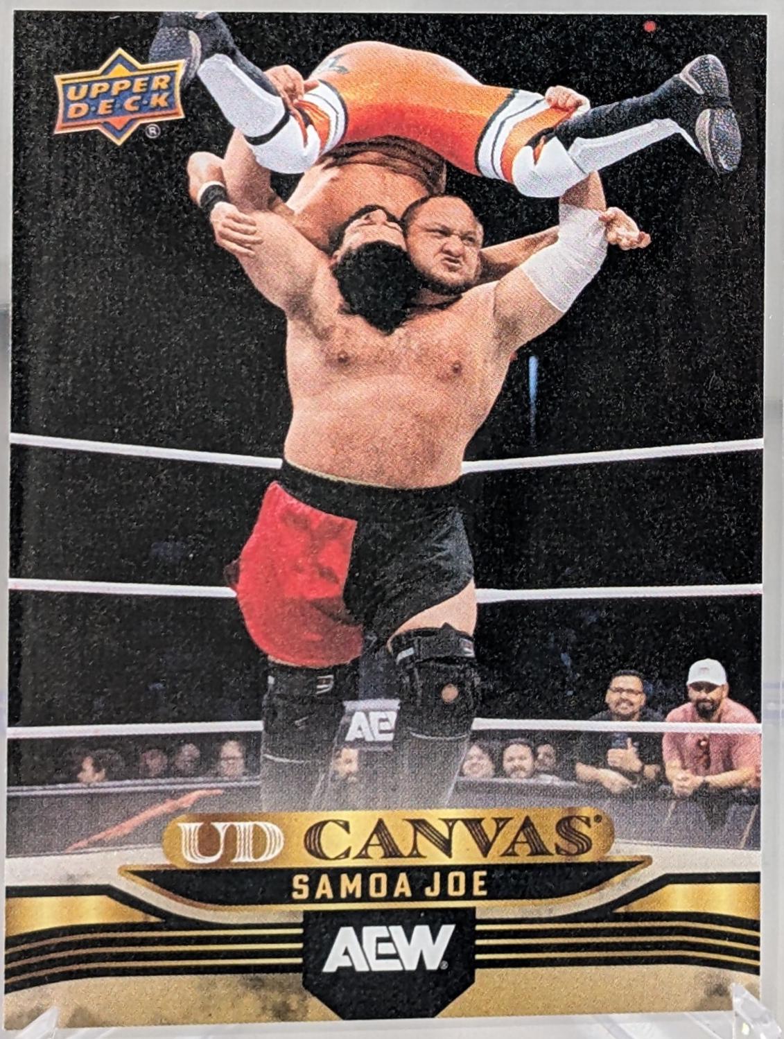 Samoa Joe #C-25 Wrestling Cards 2025 Upper Deck AEW Canvas