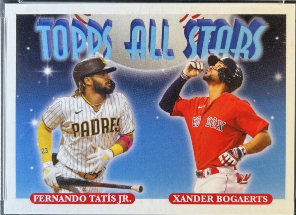 Fernando Tatis Jr. / Xander Bogaerts #83 2021 Topps Throwback Thursday Baseball