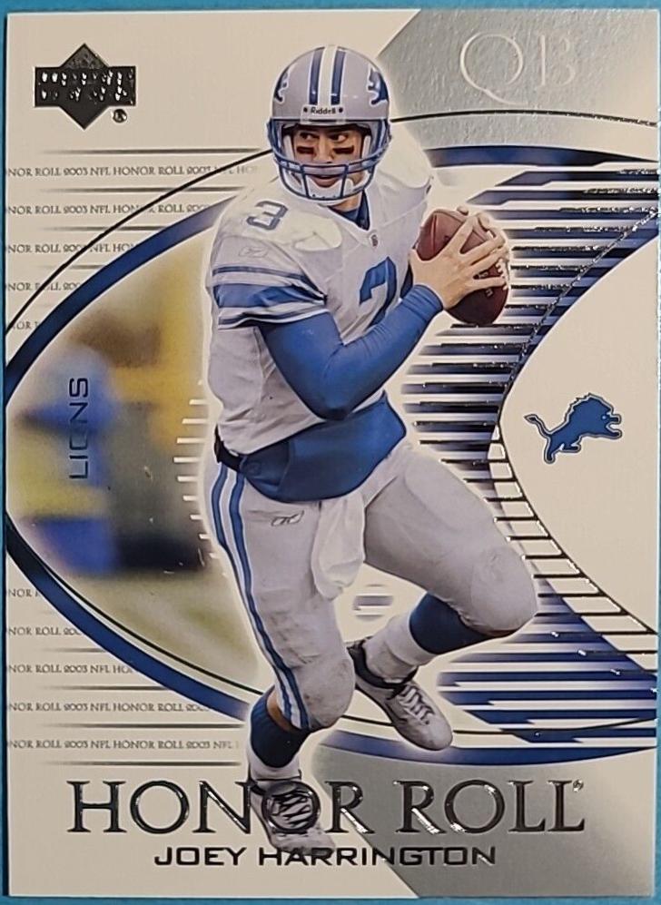 Joey Harrington #4 Football Cards 2003 Upper Deck Honor Roll