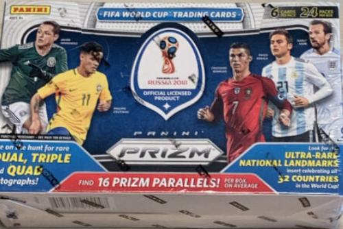 Hobby Box Soccer Cards 2018 Panini Prizm World Cup