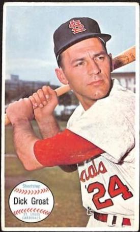 Dick Groat #19 Baseball Cards 1964 Topps Giants