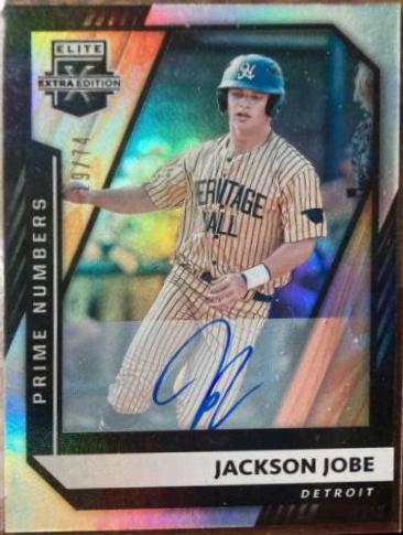 Jackson Jobe #3 Baseball Cards 2021 Panini Elite Extra Edition