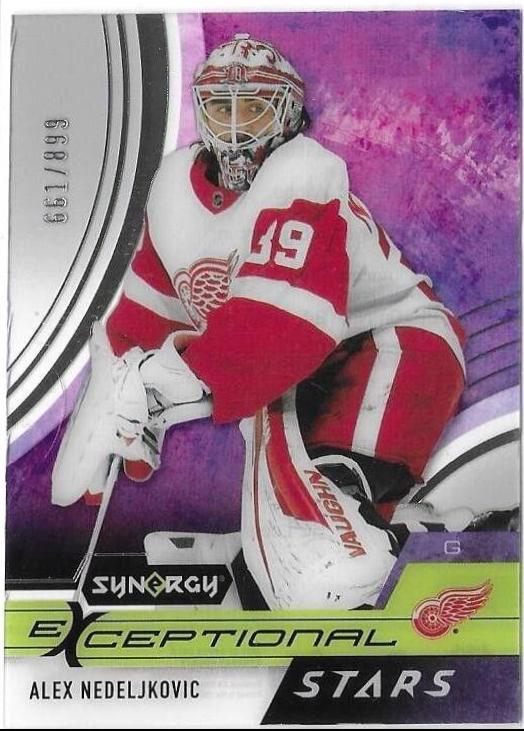 Alex Nedeljkovic #ES-AN Hockey Cards 2021 Upper Deck Synergy Exceptional Stars