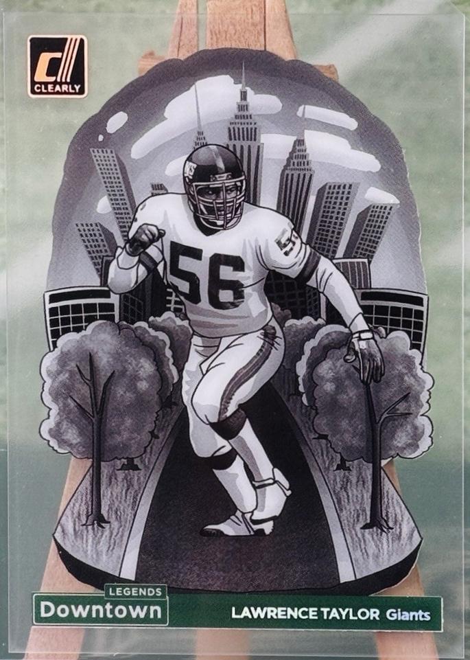 Lawrence Taylor #10 Football Cards 2024 Clearly Donruss Downtown Legends