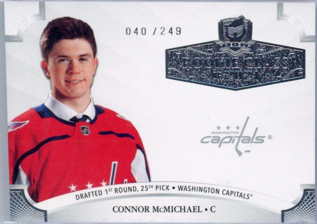 Connor McMichael #2021-CM Hockey Cards 2020 Upper Deck The Cup Rookie Class of 2021