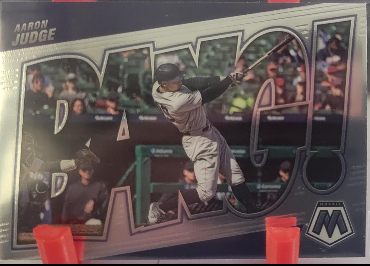 Aaron Judge #BG-3 Baseball Cards 2022 Panini Mosaic Bang