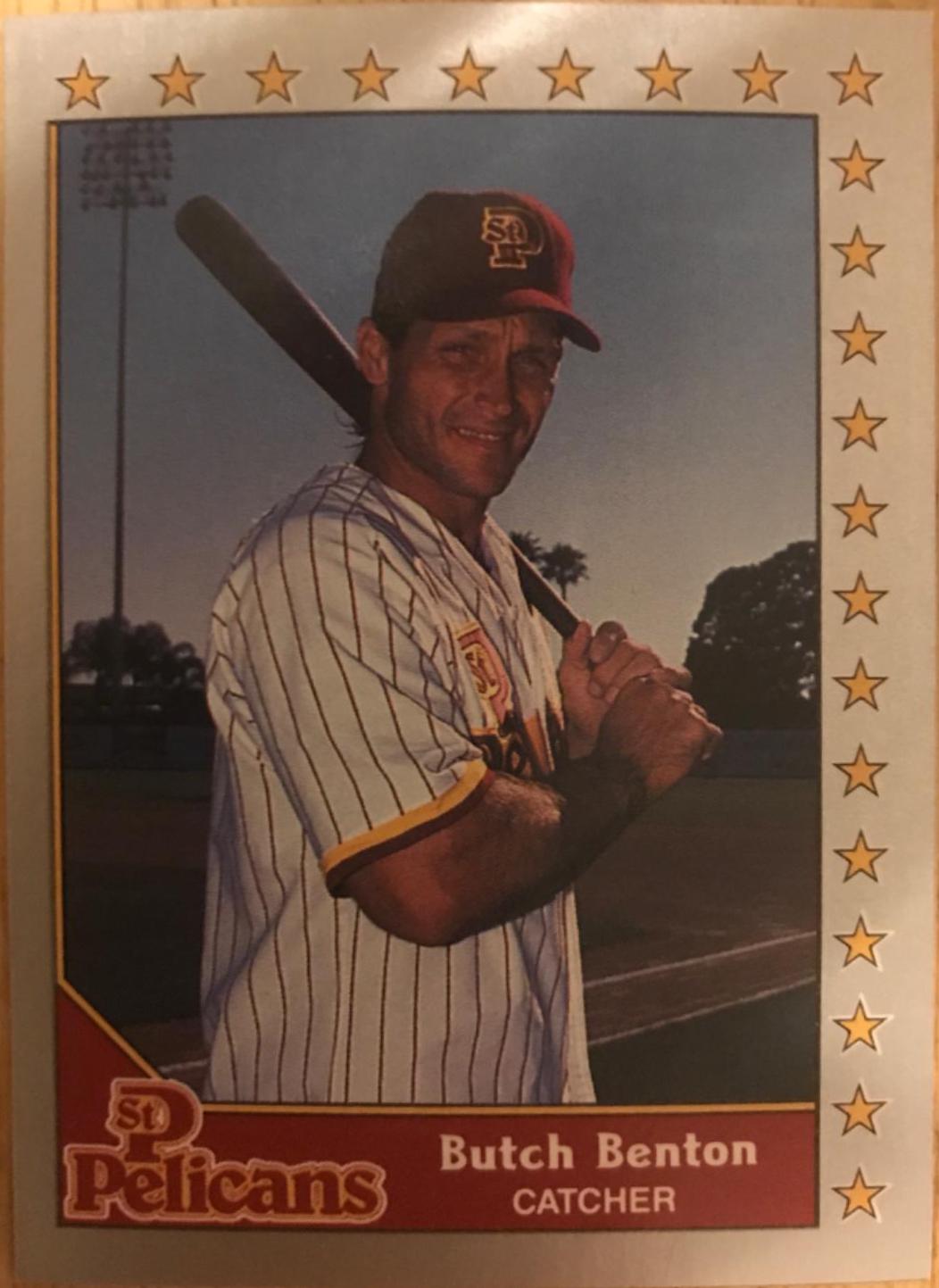 Butch Benton #24 Baseball Cards 1990 Pacific Senior League