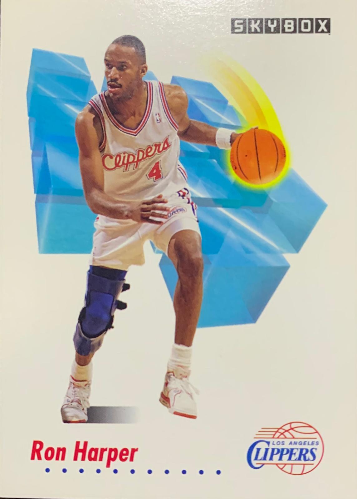 Ron Harper #125 Basketball Cards 1991 Skybox