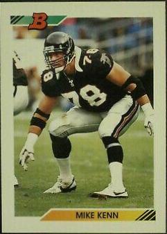Mike Kenn #44 Football Cards 1992 Bowman