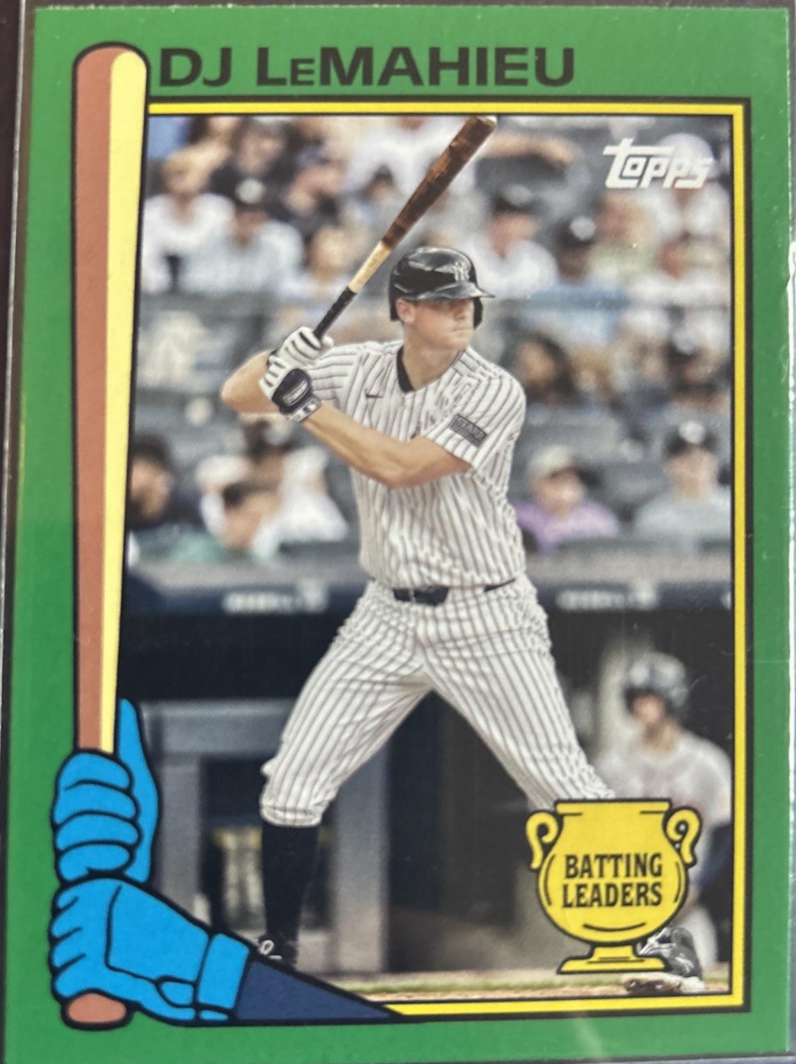 DJ LeMahieu #90BL-8 Baseball Cards 2024 Topps Archives 1990 Batting Leaders