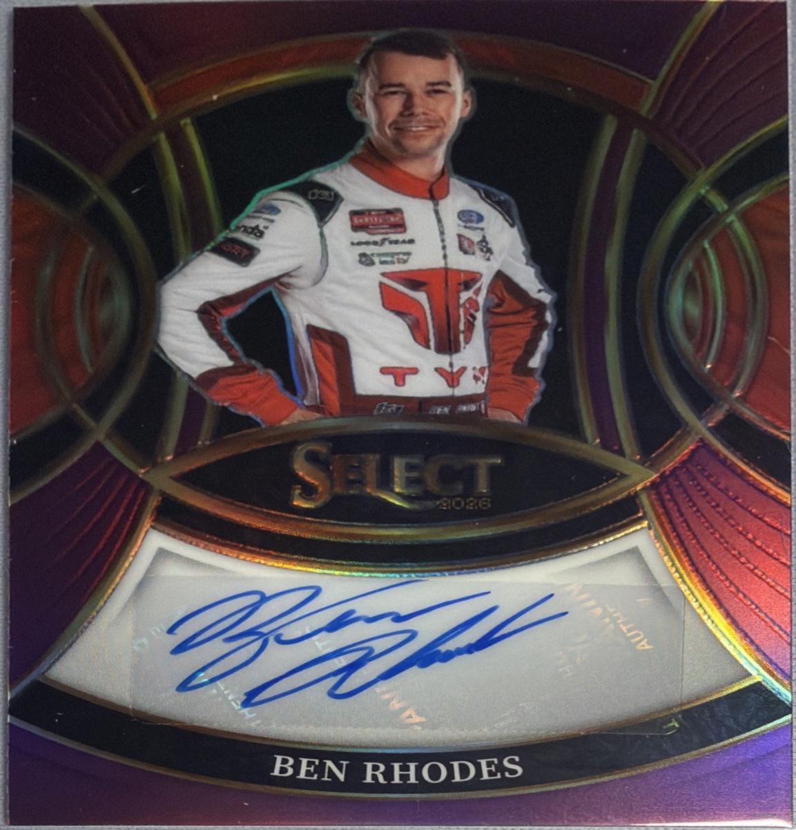 Ben Rhodes [Purple] #2 Prices | 2026 Panini Select NASCAR