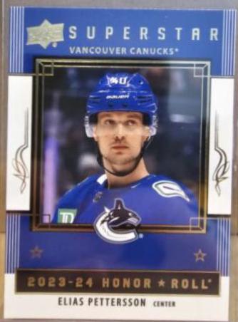 Elias Pettersson #HR-12 Hockey Cards 2023 Upper Deck Honor Roll