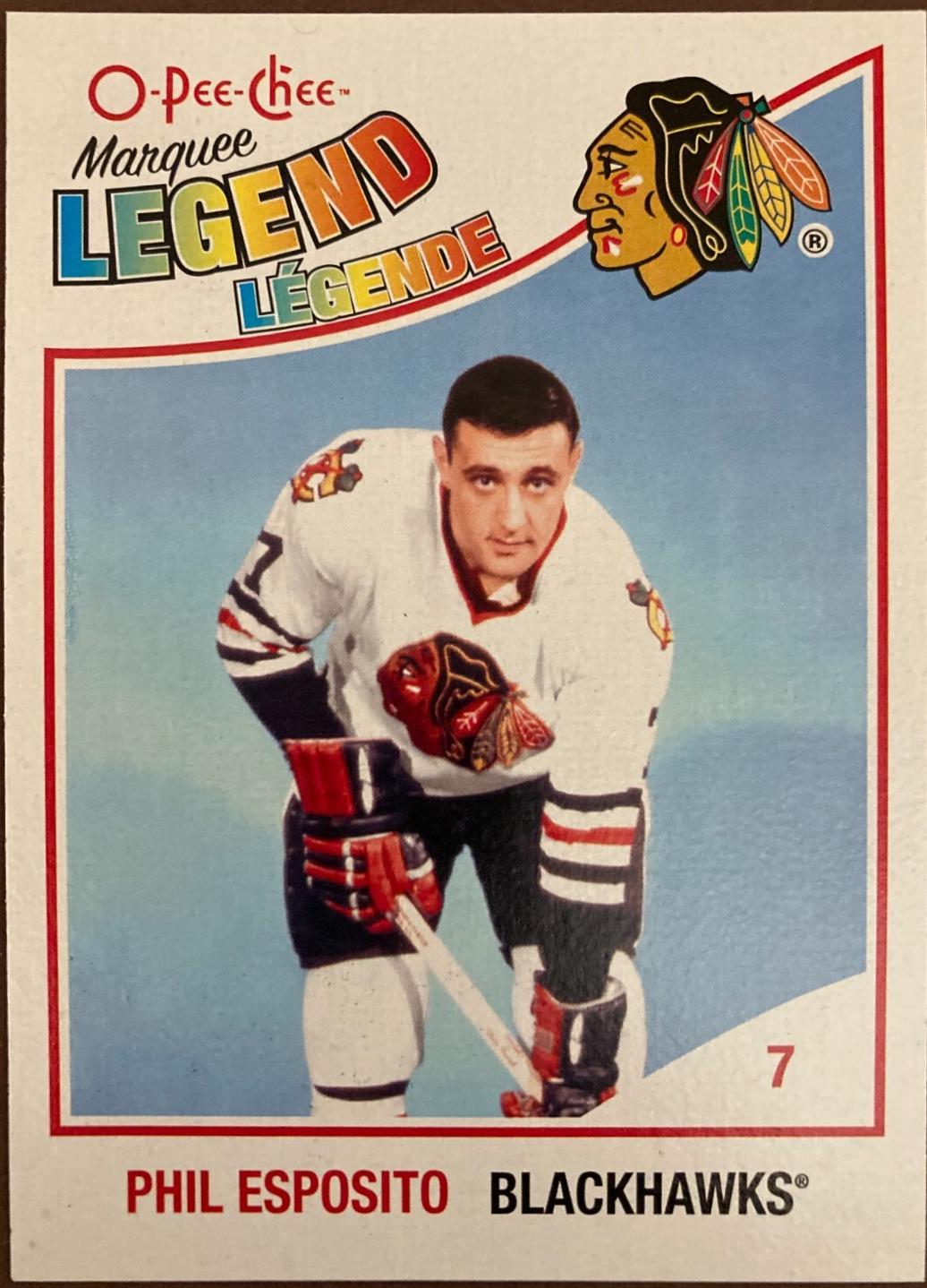 Phil Esposito #561 2010 O Pee Chee Hockey