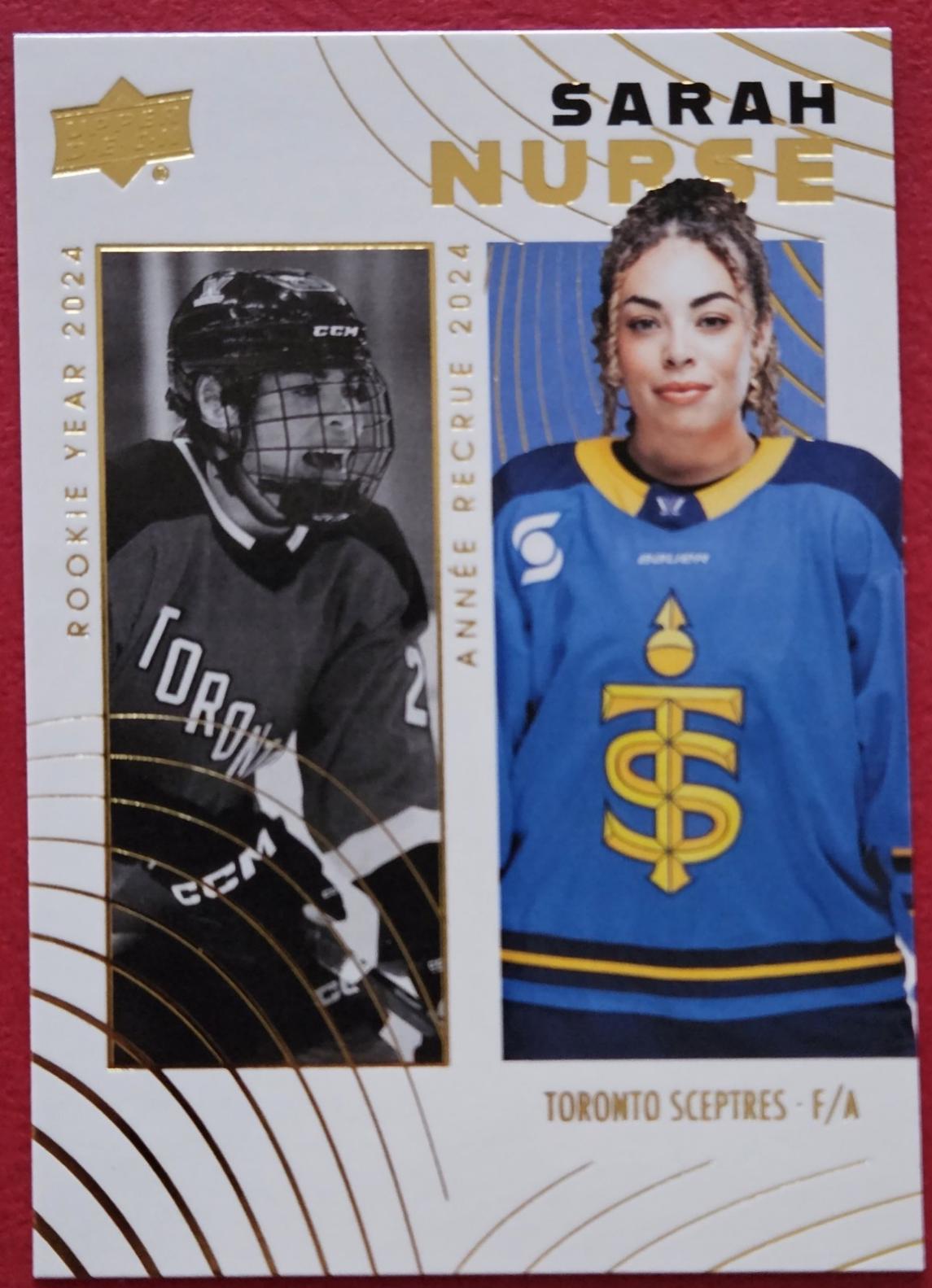 Sarah Nurse #76 Hockey Cards 2024 Upper Deck Tim Horton's Retrospective Rookies