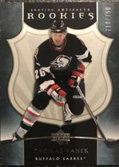 Thomas Vanek #204 Hockey Cards 2005 Upper Deck Artifacts Prices