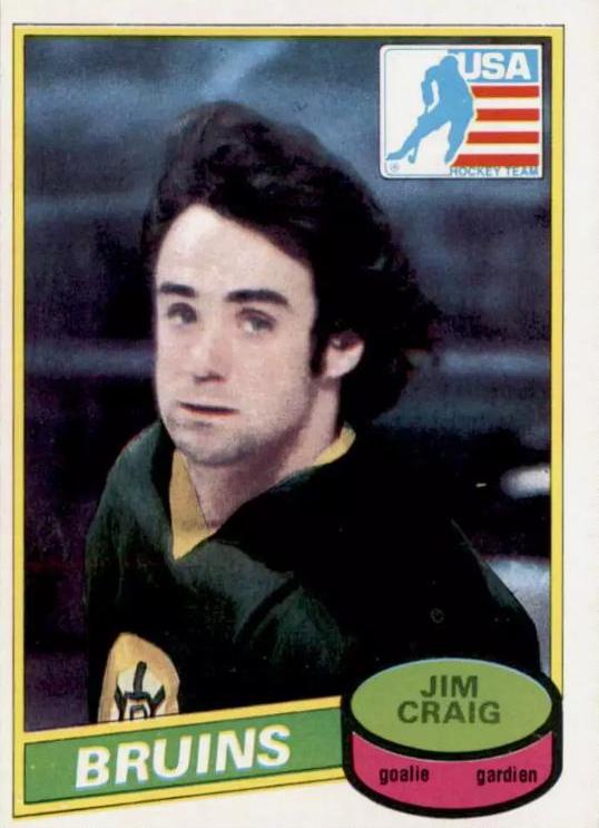 Jim Craig #22 Hockey Cards 1980 O-Pee-Chee