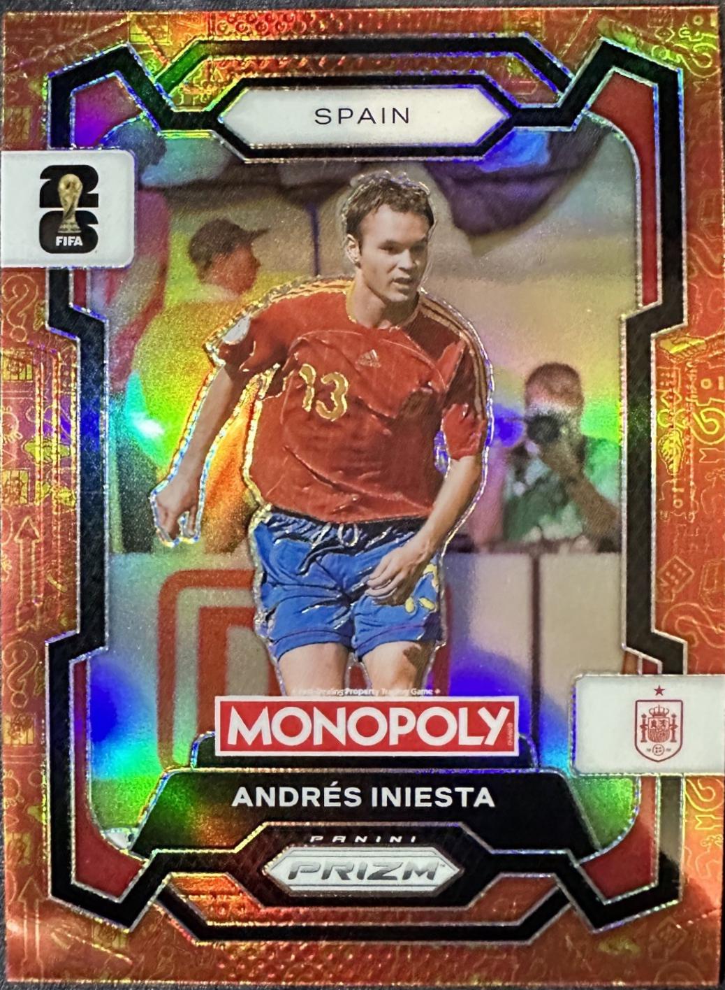 Andres Iniesta [Orange Gold Classic Icons] #43 Prices | 2026 Panini ...