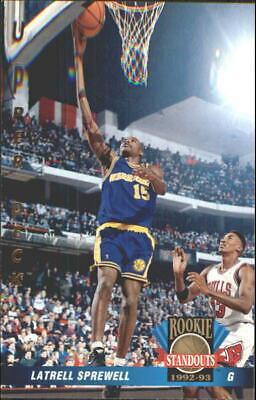 Latrell Sprewell #59 Basketball Cards 1992 Upper Deck International