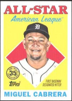 Miguel Cabrera #88AS-14 Baseball Cards 2023 Topps 1988 All Star
