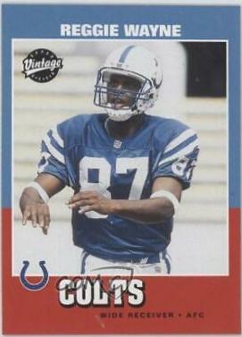 Reggie Wayne #230 Football Cards 2001 Upper Deck Vintage