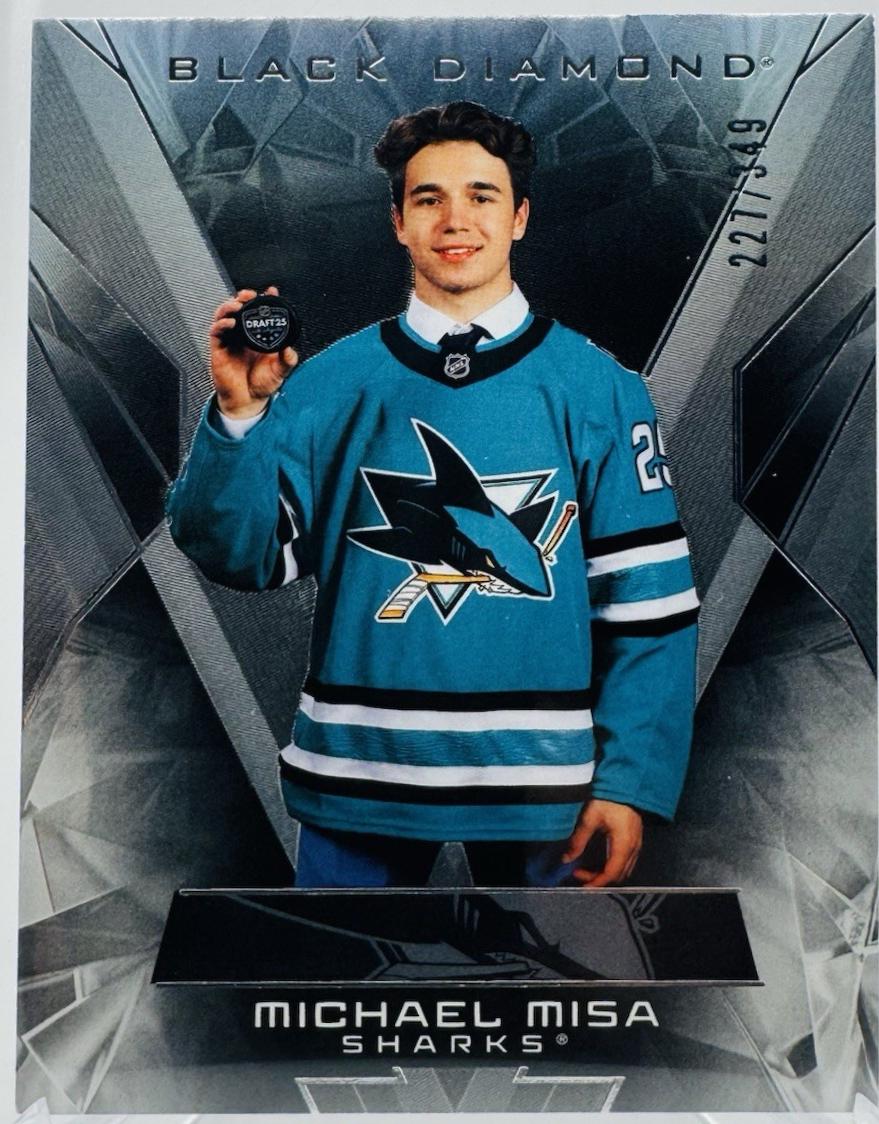 Michael Misa #BDB-MI 2025-26 Upper Deck Black Diamond Hockey