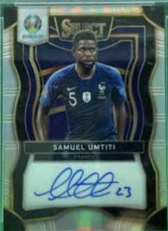 Samuel Umtiti #SI-SU 2020 Panini Select UEFA Euro Signatures