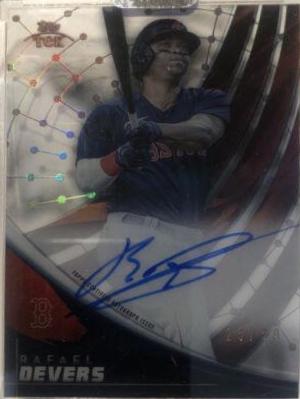 Rafael Devers #TEK-RD Baseball Cards 2022 Topps Clearly Authentic Tek Autographs